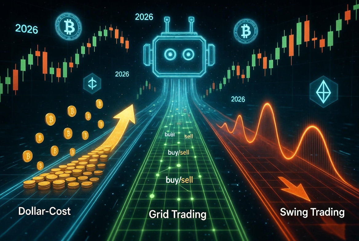 DCA vs Grid vs Swing: Which Bot Strategy Wins in 2026?